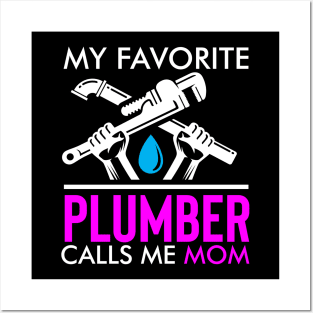 Plumber T-Shirt Gift For Plumber Funny Profession Occupation T-Shirt Plumbing Uniform Tee Shirt Posters and Art